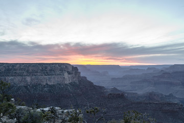 Sunset at the Grand Canyon