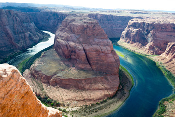 Horseshoe bend of the Colorado river