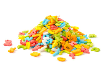 Dekorzucker - Buchstaben