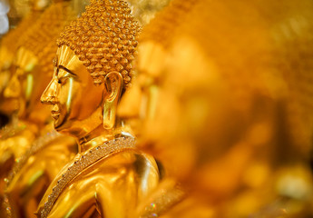 gold Buddha statue