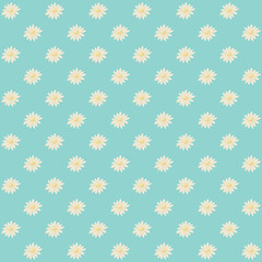 Daisy seamless pattern