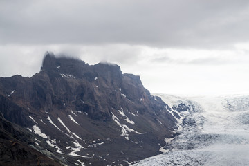 Skaftafellsjokull glacie one of the most impresive of Iceland