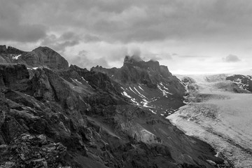 Obraz premium Skaftafellsjokull glacie one of the most impresive of Iceland