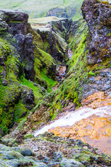 Small waterfall in Iceland