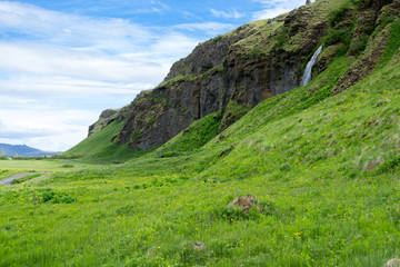 Seljalandsfoss waterfall in Iceland