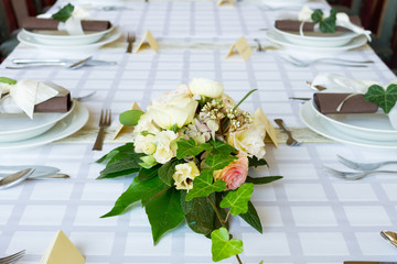 wedding table set