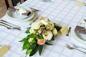 wedding table set