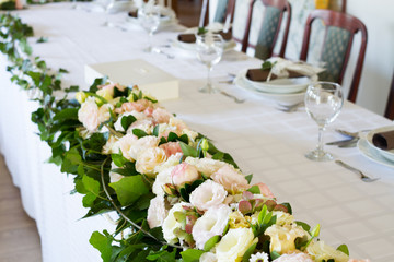 wedding table set