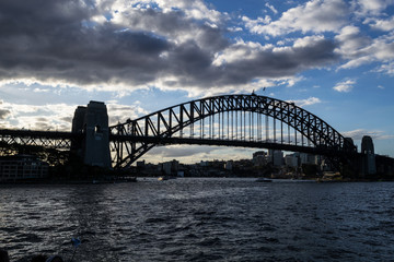 Fototapeta na wymiar Iconic Sydney Harbour bridge