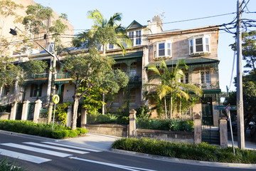 Fototapeta na wymiar Victorian huse in Sydney