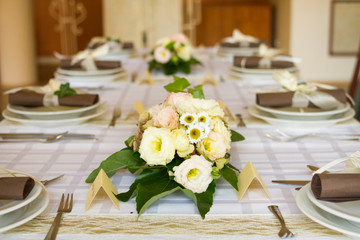 wedding table set