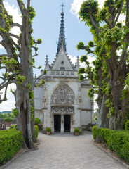 Hubertuskapelle, Grab Leonardo da Vinci, Schloss Amboise, Loire, Frankreich