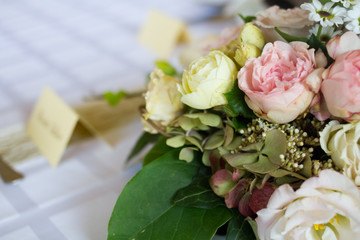 wedding table set