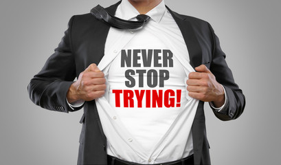 Never Stop Trying!