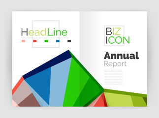 Business annual report abstract backgrounds