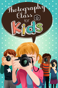 Photography Class For Kids Poster