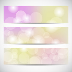 Modern abstract banner. Abstract blurred background. Vector illustration eps 10