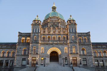Fototapeta na wymiar British Columbia Legislature