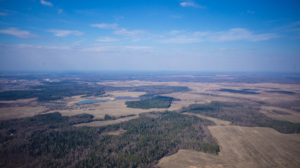  фото с воздуха полей и лесов