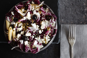 Herzhafter Nudelsalat