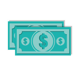 money cash flat icon vector illustration design