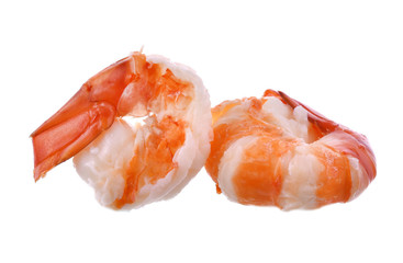 Shrimp boil white background