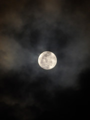 Fototapeta na wymiar luminous full moon