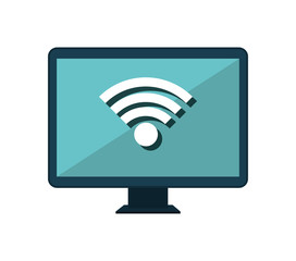 wifi connection sign isolated icon vector illustration design