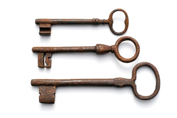 three old keys