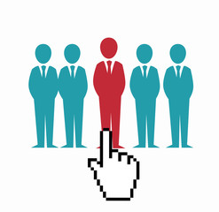 business people avatars group vector illustration design