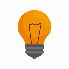 bulb light idea isolated icon vector illustration design