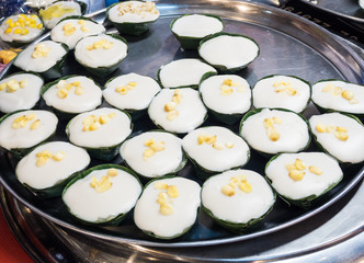 Thai dessert pudding