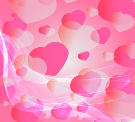 Bright Valentine s day background