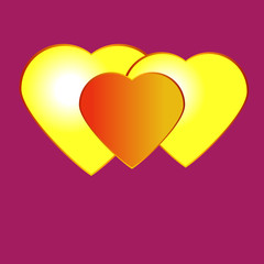 Bright Valentine s day background