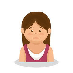 beautiful mother family member vector illustration design