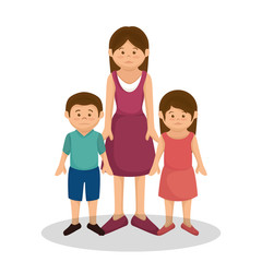 group family members characters vector illustration design