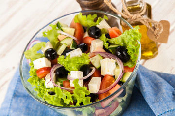 Delicious greek salad