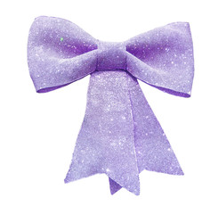 textile bow knot for decoration isolated