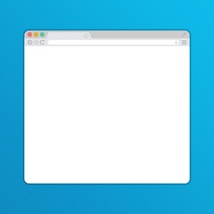 Simple web browser window.