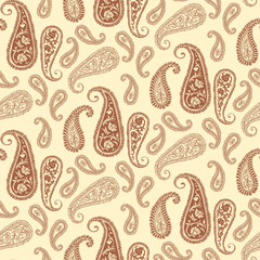 Paisley seamless pattern