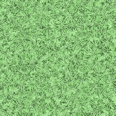 Conifer texture. Seamless vector pattern. Nature background.