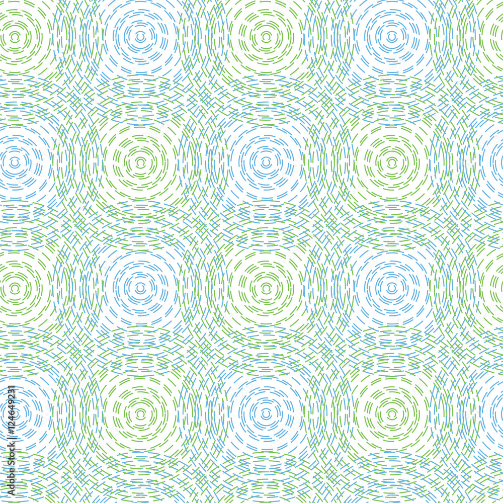 Poster vector seamless background pattern of abstract circles