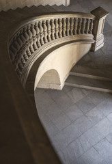 Old stone stairs with decoration