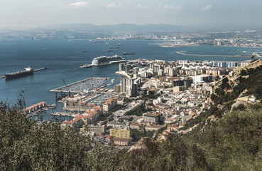 Fototapeta na wymiar View from Gibraltar