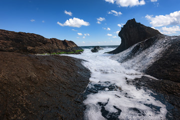 Summer daily seascape in Rezovo village, Bulgaria
