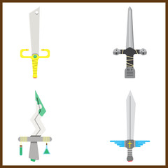 Fototapeta premium Cartoon swords.medieval swords.