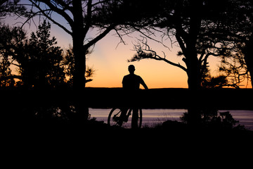 Mountain Bike Sunset