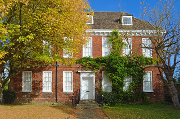  Brook House an attactive red brick georgian House dating from about 1700 
