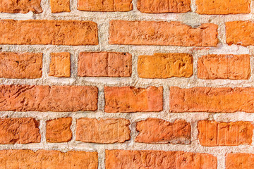 Obraz premium Red brick wall background texture