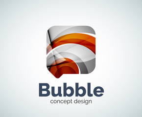 Bubble logo template